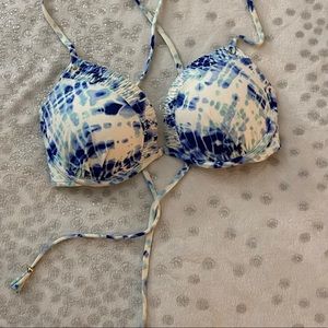 VS “The Gorgeous”  tie-dye push-up bikini top